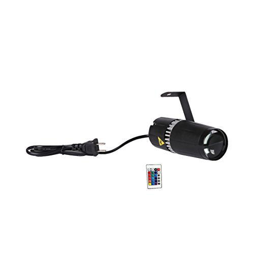 Luz LED de escenario pinspot - SENLAN 9W RGB 3 en 1 luz de h