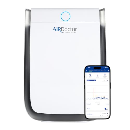 AIRDOCTOR Purificador de aire inteligente 3500i para salas d