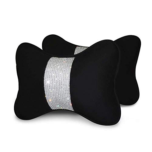 eing Paquete de 2 almohadas brillantes para asiento de autom