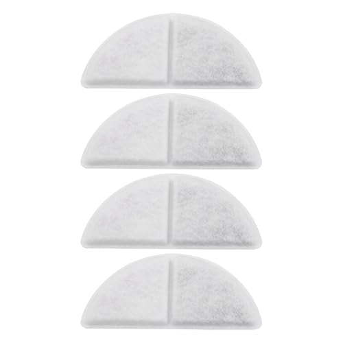 4 Pieces Semi-Circular Water Fountain Filter Cat Filter Repl
