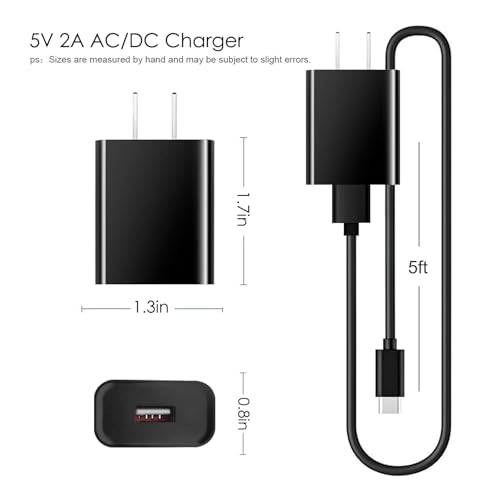 Cargador adaptador de 5V 2A AC/DC para arrancador de coche 4