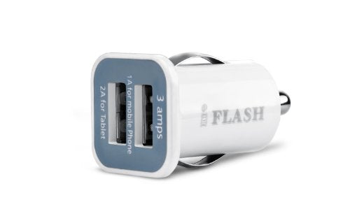 iFlash Adaptador de cargador dual USB para encendedor de coc
