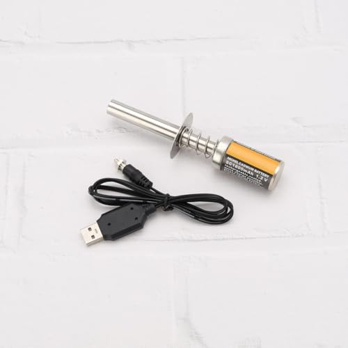 Create idea 1 Unidades 1800MAh Nitro Glow Plug Starter Encen