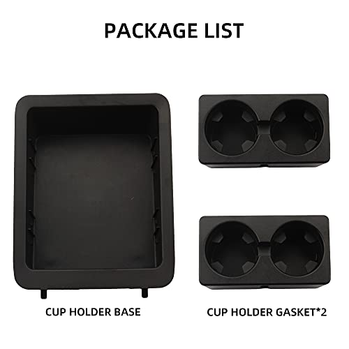 Dasbecan Soporte para taza de consola central delantera comp