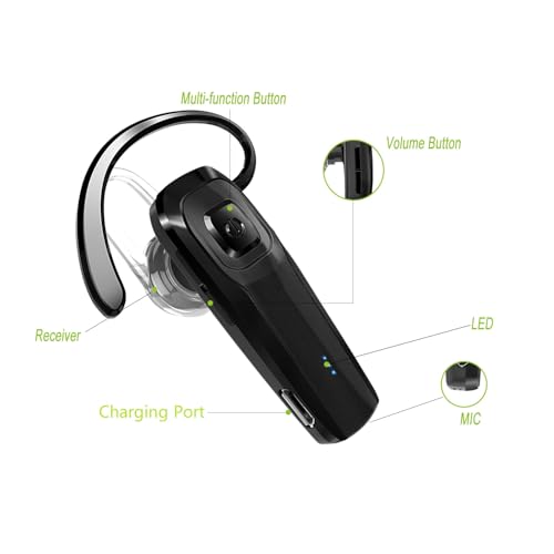 Auriculares Bluetooth, auriculares Bluetooth M26 manos libre