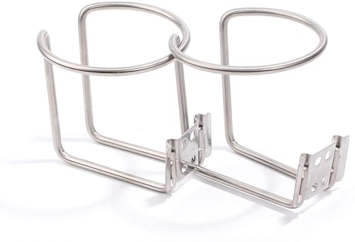 Z-Color - 2 soportes universales para bebidas de acero inoxi