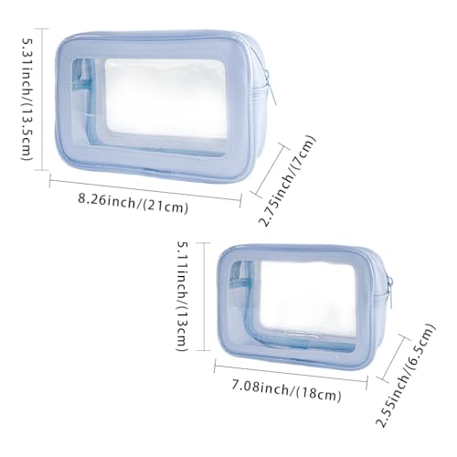 ONEART Bolsa de aseo de maquillaje transparente, organizador
