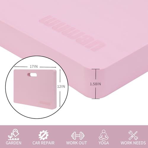 Yoga kneeling mat, 1.5in Thick,Knee Push-ups, Plank Support