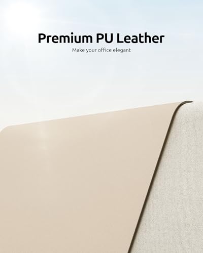 YSAGi Protector de cuero para escritorio, alfombrilla de esc