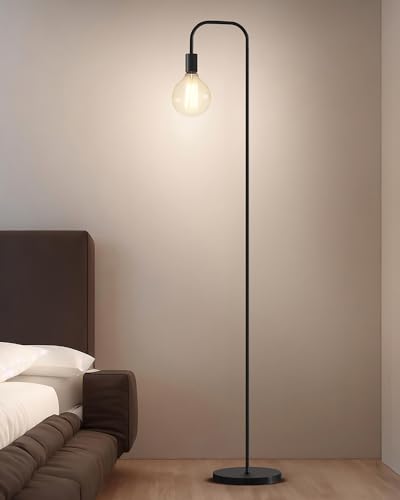 Oneach - Lámpara de pie industrial para sala de estar LED de