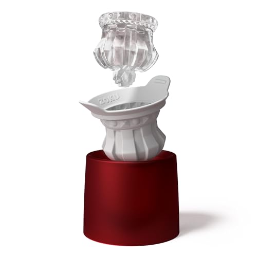 ZOKU Crown - Juego de cóctel con 2 moldes grandes para cubit