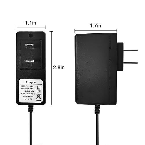 Adaptador de fuente de alimentación de pared de 12 V CC 2A c