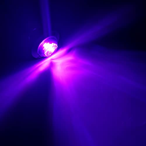 PSEQT Luces LED redondas de 3/4 pulgadas para remolque, luce