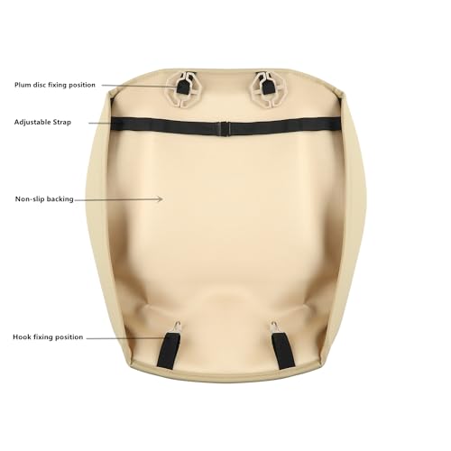 Funda de cuero para asiento de automóvil, funda de cojín par