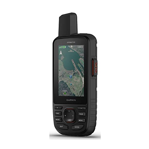 Garmin GPSMAP 66i, comunicador GPS portátil y satelital, con