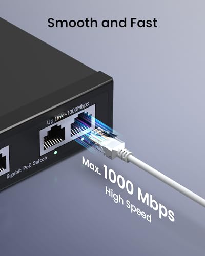 ZOSI Cable Ethernet de 100 pies (98.4 ft), cable de red RJ45