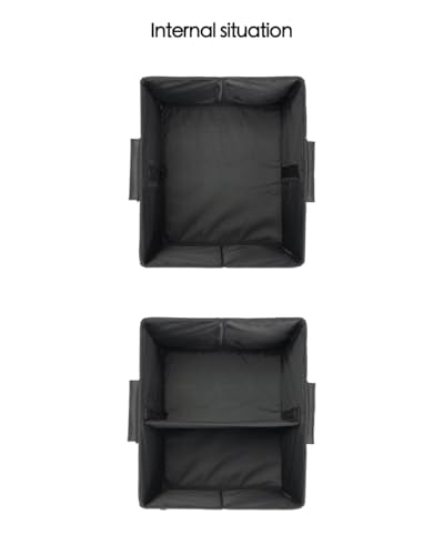 Organizador de maletero con tapa, pequeño, negro 28L, para S