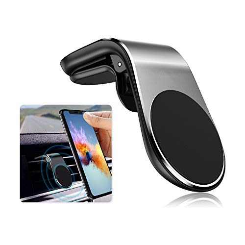 Soporte universal negro con clip de ventilación de aire para