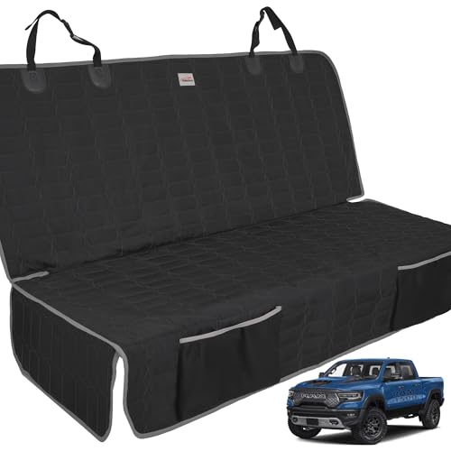 Funda de asiento de coche para perro para asiento trasero, f