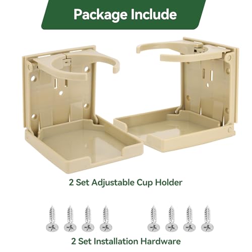 2 portavasos plegables ajustables para botellas de agua, se