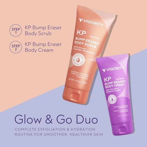 KP Bump Eraser Body Scrub & Keratosis Pilaris Lotion Set – T