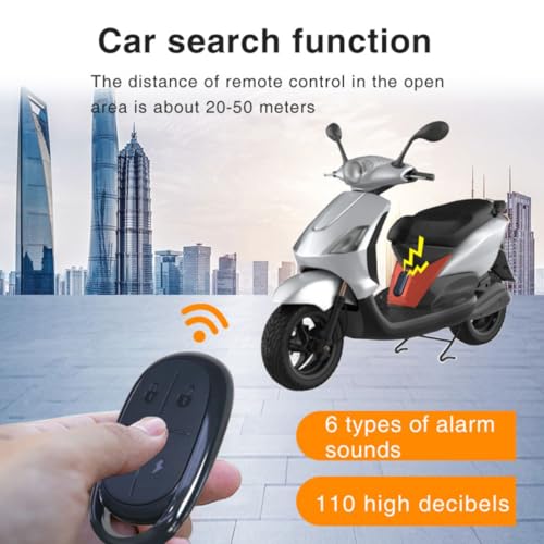 Sistema de alarma con sensor de vibración antirrobo de 110 d