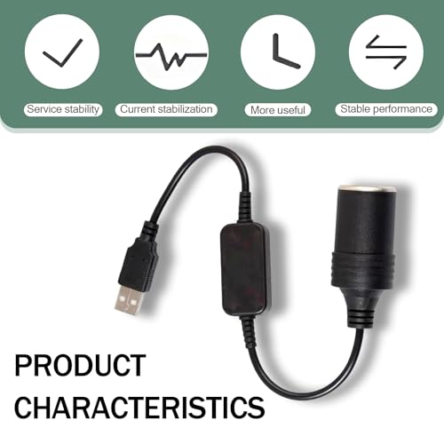 1 convertidor hembra de encendedor de cigarrillos de automóv