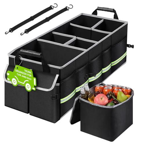 AGPTEK Organizador de maletero 6 en 1 para SUV, organizador