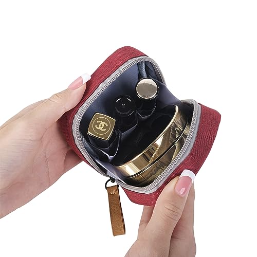 Hekyip Mini bolsa de cosméticos, bolsa de maquillaje de viaj