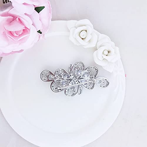 YOQUCOL Broche de boda con diamantes de imitación de circoni