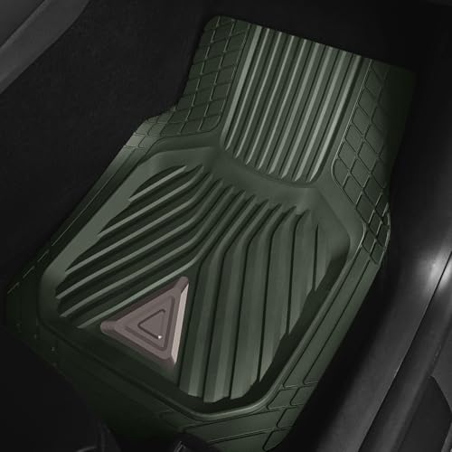 August Auto Alfombrillas de goma resistentes, duraderas para