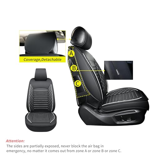 Fundas de asiento de cuero para automóviles, fundas de asien