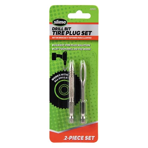 Slime 20501 Kit de brocas para tapones de neumáticos, compat