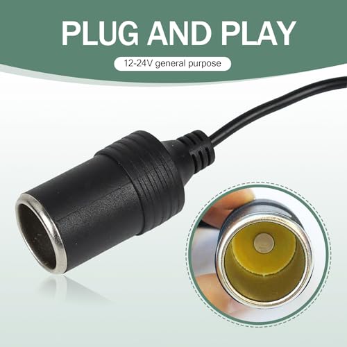1 convertidor hembra de encendedor de cigarrillos de automóv