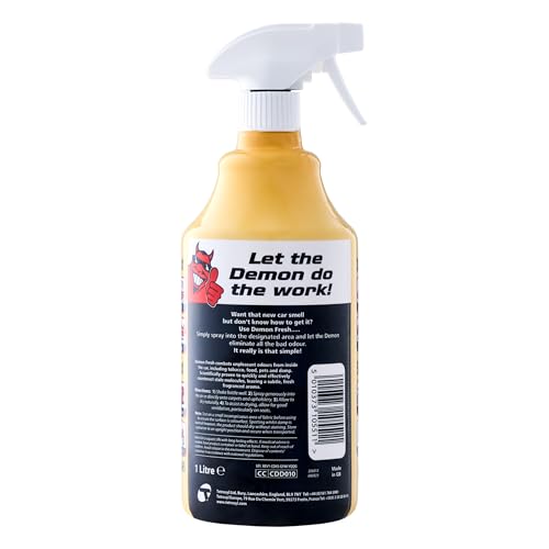 Demon Fresh - Potente eliminador de olores de 34 onzas líqui