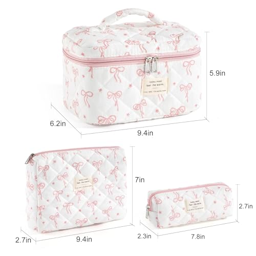 Bolsa de maquillaje acolchada de algodón, Arco B, Literatura