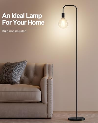 Oneach - Lámpara de pie industrial para sala de estar LED de
