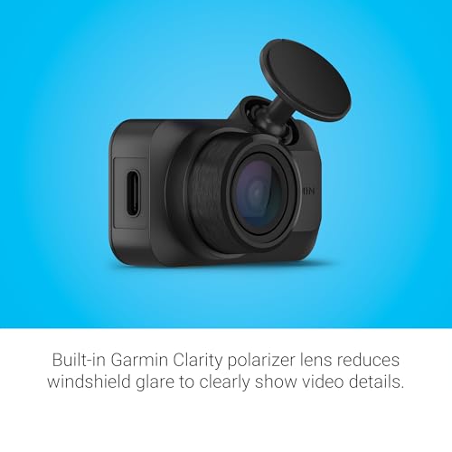 Garmin Dash Cam™ Mini 3, cámara de tablero ultracompacta HD