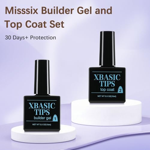 Misssix XBASICTIPS - Gel constructor protector francés y cap