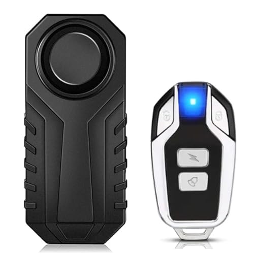 Alarma de bicicleta antirrobo con control remoto, 113dB inal