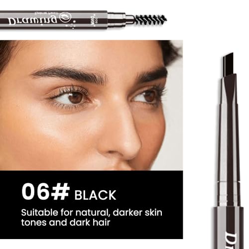 evpct Kit de lápiz de cejas para cejas, kit de trío de sello