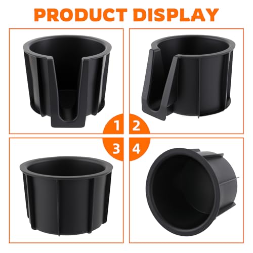 2 piezas de soporte para taza de consola central, parte dela