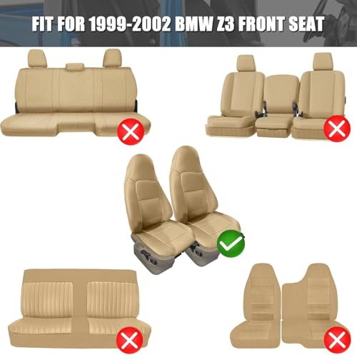 SAPUBK Juego de fundas de asiento delantero de ajuste person