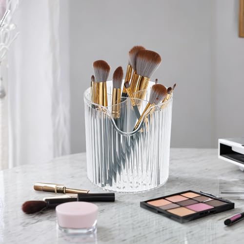 VOCOSTE Taza para brochas de maquillaje, organizador de maqu