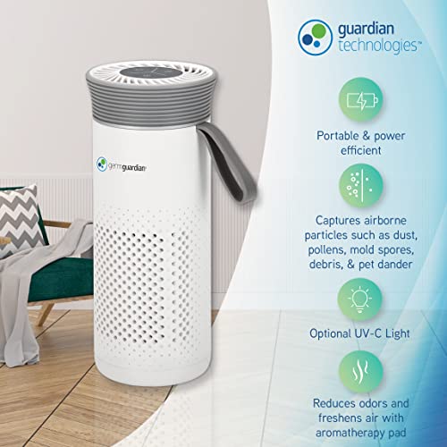 GermGuardian Purificador de aire de alérgenos portátil para