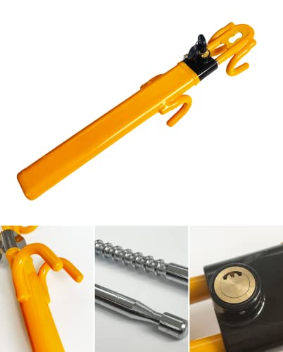Dodomes Cerradura para volante antirrobo y resistente, dispo