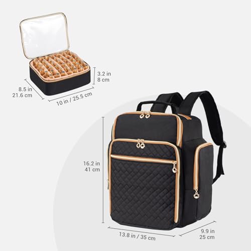 Hautton Organizador de esmalte de uñas, bolsa de almacenamie
