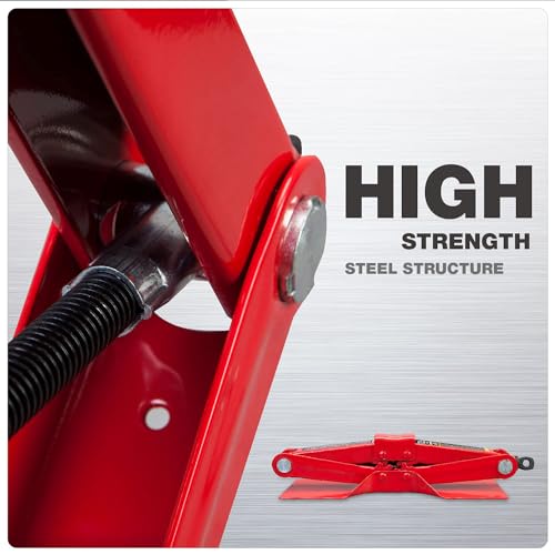 BIG RED T10152-3 Torin Car Scissor Jack: Gato portátil de ac