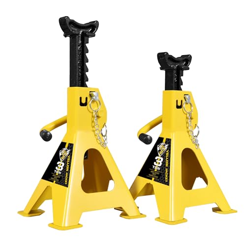 YELLOW JACKET Soporte para gato de automóvil de 3 toneladas