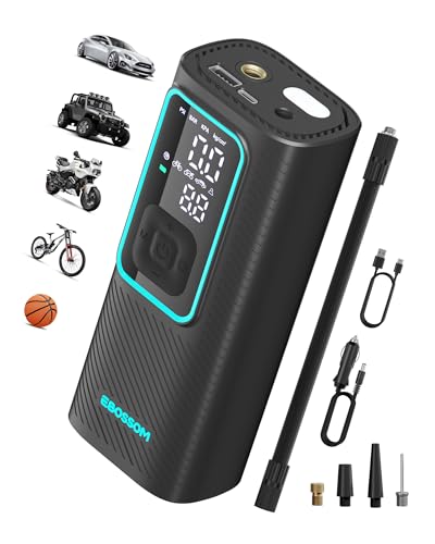 Inflador de neumáticos, compresor de aire portátil I7 Pro, b